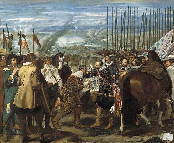 Diego Velazquez La rendicion de Breda was inspired by Velezquez first visit to Italy, Spain oil painting art
